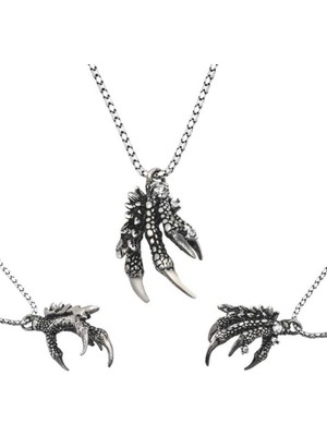 Gumush Gümüş Kartal Pençesi Erkek Kolye