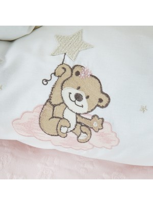 Karaca Home Bear Star Pembe %100 Pamuk Nakışlı Private Bebek Set