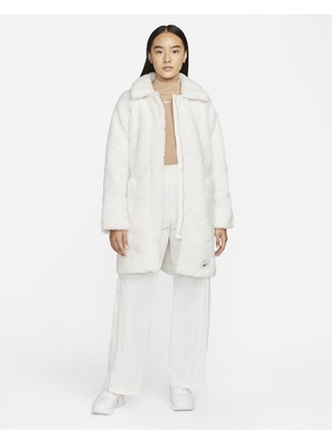 Nike Sportswear Swoosh Icon Clash Uzun Loose Fit Bol Kesim Kadın Ceket