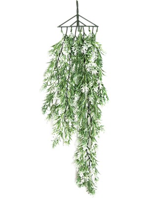 Herdekora Yapay Sarmaşık Beyaz 80 Cm. Uv Korumalı - Dış Mekan Uyumlu