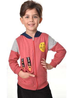 E Çocuk Make Your Best Baskılı Kapüşonlu Sweatshirt ECCK-SWT-MAKE-19000