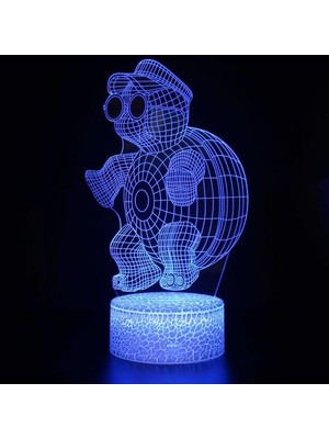 HaiTun 3D LED Gece Lambası, 16 Renkler Masaüstü Dekorasyon, USB Touch uzaktan Gece Lambası, Çocuklar Için En Iyi Doğum Günü Noel Hediyesi, Kızlar, Çocuklar Için (Yurt Dışından)