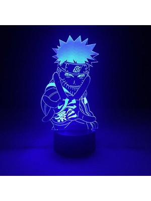 HaiTun Uzumaki Naruto 3D LED Gece Lambası Çocuk Yatak Odası Nightlight Lambası (Yurt Dışından)