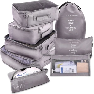 Shun Shop Seyahat Çantası Seti Kalınlaştırılmış Dimi Giysileri Alt Depolama Çantası (Yurt Dışından)