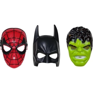 Spiderman Örümcek Adam & Batman ve Hulk 3lü Maske