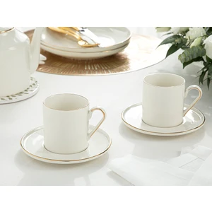 English Home Torino Porselen 2'li  Fincan Takımı 180 ml Gold