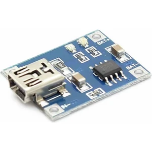 Roba Lityum Pil 18650 Şarj Devresi TP4056 1A Li-Ion Mini USB Soket Yeni
