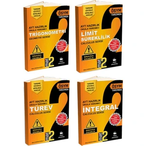 Mat2 Yayınları Trıgonometri Türev Lımıt Integral Konu Anlatımlı Soru Bankası 4'lu Set