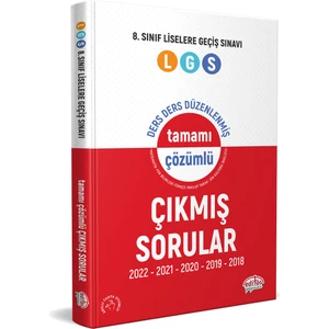 Editör Yayınları 8. Sınıf LGS Tamamı Çözümlü Çıkmış Sorular