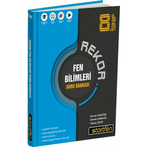 Startfen Yayınları 8. Sınıf Rekor Serisi Fen Bilimleri Soru Bankası (Ciltli)