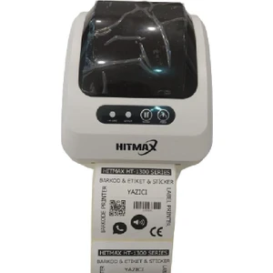 HT1300 Barkod Yazıcı - Etiket Yazıcı Maksimum etiket genişliği 80mm dir.