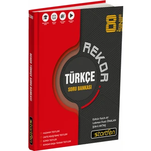 Startfen Yayınları 8. Sınıf Rekor Serisi Türkçe Soru Bankası (Ciltli)