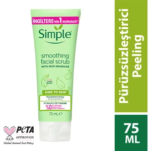 Kind To Skin Pürüzsüzleştirici Peeling Saf Pirinç Granülleri Doğal Ve Sağlıklı Görünen Bir Cilt İçin 75 ml