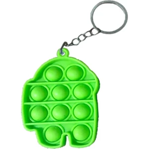 Pop It Push Bubble Fidget Popit Duyusal Stres Oyunu Among Us Anahtarlık