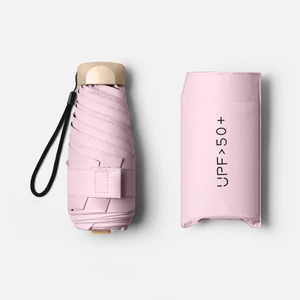 Shanxiu Store Ultra Hafif Rüzgar Geçirmez Yazlık Güneş Şemsiyesi - Açık Pembe (Yurt Dışından)