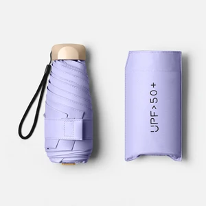 Shanxiu Store Ultra Hafif Rüzgar Geçirmez Yazlık Güneş Şemsiyesi - Açık Mor (Yurt Dışından)