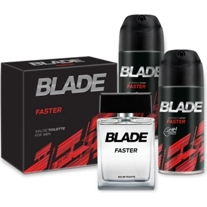 Faster Erkek Parfüm Edt 100 ml ve 2 x 150  ml Deodorant