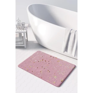 Mikrofiber Banyo Paspası, Kaymaz Taban, Makinede Yıkanabilir, Banyo Halısı (50X80)