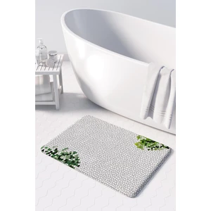 Mikrofiber Banyo Paspası, Kaymaz Taban, Makinede Yıkanabilir, Banyo Halısı (50X80)