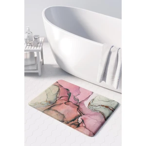 Mikrofiber Banyo Paspası, Kaymaz Taban, Makinede Yıkanabilir, Banyo Halısı (50X80)