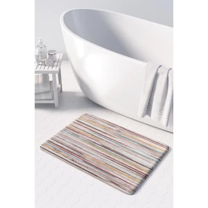 Mikrofiber Banyo Paspası, Kaymaz Taban, Makinede Yıkanabilir, Banyo Halısı (50X80)
