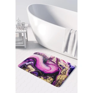 Mikrofiber Banyo Paspası, Kaymaz Taban, Makinede Yıkanabilir, Banyo Halısı (50X80)