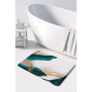 Mikrofiber Banyo Paspası, Kaymaz Taban, Makinede Yıkanabilir, Banyo Halısı (50X80)