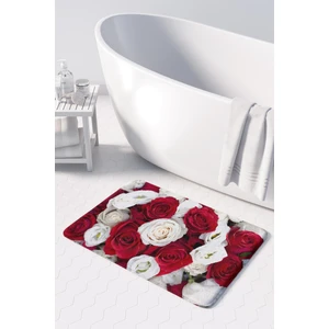 Mikrofiber Banyo Paspası, Kaymaz Taban, Makinede Yıkanabilir, Banyo Halısı (50X80)