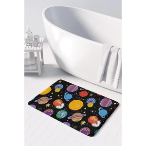 Mikrofiber Banyo Paspası, Kaymaz Taban, Makinede Yıkanabilir, Banyo Halısı (50X80)