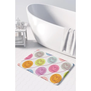 Mikrofiber Banyo Paspası, Kaymaz Taban, Makinede Yıkanabilir, Banyo Halısı (50X80)