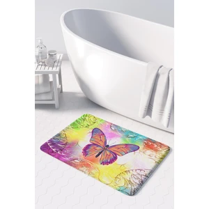 Mikrofiber Banyo Paspası, Kaymaz Taban, Makinede Yıkanabilir, Banyo Halısı (50X80)