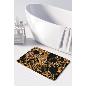 Mikrofiber Banyo Paspası, Kaymaz Taban, Makinede Yıkanabilir, Banyo Halısı (50X80)