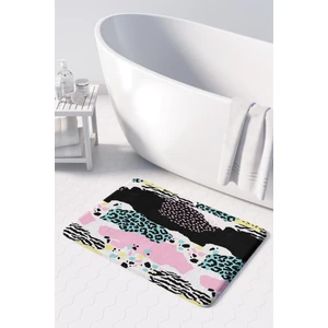 Mikrofiber Banyo Paspası, Kaymaz Taban, Makinede Yıkanabilir, Banyo Halısı (50X80)