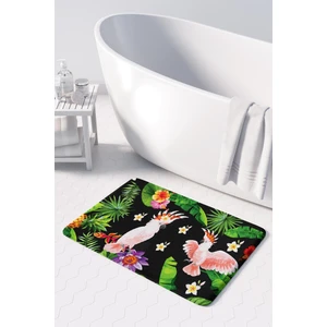 Mikrofiber Banyo Paspası, Kaymaz Taban, Makinede Yıkanabilir, Banyo Halısı (50X80)