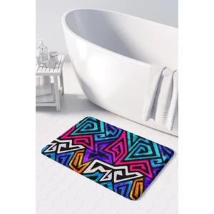 Mikrofiber Banyo Paspası, Kaymaz Taban, Makinede Yıkanabilir, Banyo Halısı (50X80)