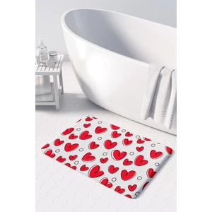 Mikrofiber Banyo Paspası, Kaymaz Taban, Makinede Yıkanabilir, Banyo Halısı (50X80)