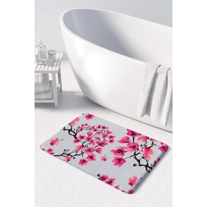 Mikrofiber Banyo Paspası, Kaymaz Taban, Makinede Yıkanabilir, Banyo Halısı (50X80)
