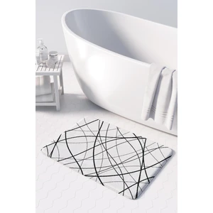 Mikrofiber Banyo Paspası, Kaymaz Taban, Makinede Yıkanabilir, Banyo Halısı (50X80)
