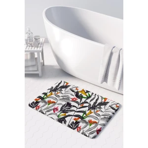 Mikrofiber Banyo Paspası, Kaymaz Taban, Makinede Yıkanabilir, Banyo Halısı (50X80)