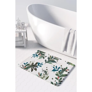 Mikrofiber Banyo Paspası, Kaymaz Taban, Makinede Yıkanabilir, Banyo Halısı (50X80)