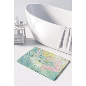 Mikrofiber Banyo Paspası, Kaymaz Taban, Makinede Yıkanabilir, Banyo Halısı (50X80)