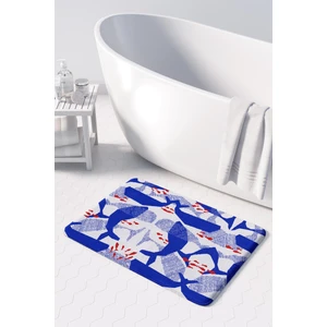 Mikrofiber Banyo Paspası, Kaymaz Taban, Makinede Yıkanabilir, Banyo Halısı (50X80)