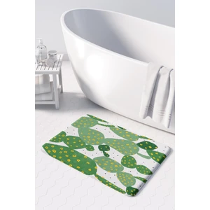 Mikrofiber Banyo Paspası, Kaymaz Taban, Makinede Yıkanabilir, Banyo Halısı (50X80)