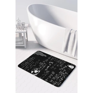 Mikrofiber Banyo Paspası, Kaymaz Taban, Makinede Yıkanabilir, Banyo Halısı (50X80)