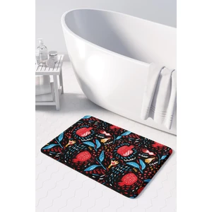 Mikrofiber Banyo Paspası, Kaymaz Taban, Makinede Yıkanabilir, Banyo Halısı (50X80)