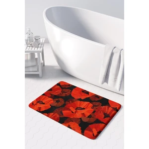 Mikrofiber Banyo Paspası, Kaymaz Taban, Makinede Yıkanabilir, Banyo Halısı (50X80)