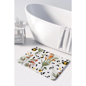 Mikrofiber Banyo Paspası, Kaymaz Taban, Makinede Yıkanabilir, Banyo Halısı (50X80)