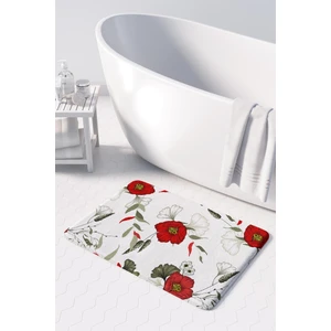 Mikrofiber Banyo Paspası, Kaymaz Taban, Makinede Yıkanabilir, Banyo Halısı (50X80)