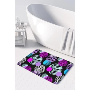 Mikrofiber Banyo Paspası, Kaymaz Taban, Makinede Yıkanabilir, Banyo Halısı (50X80)