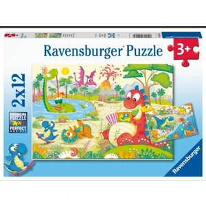 2X12 Parçalı Puzzle Dino Dostlar